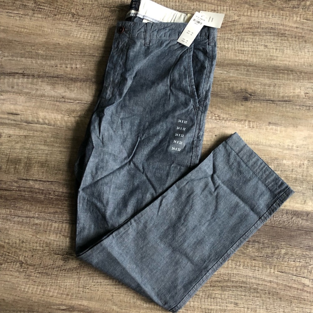Abercrombie and Fitch Slim Straight Trousers